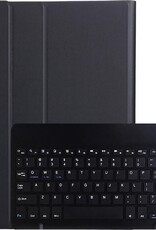 BASEY. Hoesje Geschikt voor Samsung Galaxy Tab A7 Lite Toetsenbord Hoes Book Case - Hoes Geschikt voor Samsung Tab A7 Lite Toetsenbord Hoesje Keyboard Cover - Zwart