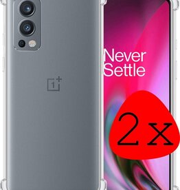 BASEY. BASEY. OnePlus Nord 2 Hoesje Shockproof Transparant - 2 PACK