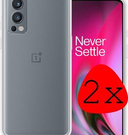 BASEY. BASEY. OnePlus Nord 2 Hoesje Siliconen Transparant - 2 PACK