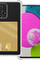 BASEY. Hoes Geschikt voor Samsung A52s Hoesje Shock Proof Case Hoes - Hoesje Geschikt voor Samsung Galaxy A52s 5G Hoes Cover Shockproof - Transparant