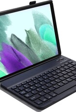BASEY. Hoesje Geschikt voor Samsung Galaxy Tab A7 Lite Toetsenbord Hoes Book Case - Hoes Geschikt voor Samsung Tab A7 Lite Toetsenbord Hoesje Keyboard Cover - Zwart