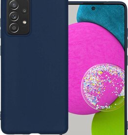 BASEY. BASEY. Samsung Galaxy A52s hoesje siliconen - Donkerblauw