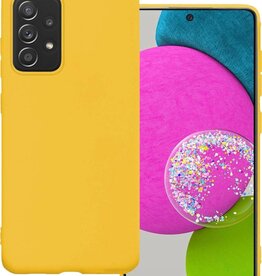BASEY. BASEY. Samsung Galaxy A52s hoesje siliconen - Geel