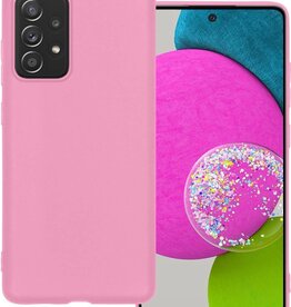 BASEY. BASEY. Samsung Galaxy A52s hoesje siliconen - Roze