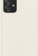 BASEY. Hoes Geschikt voor Samsung A52s Hoesje Siliconen Back Cover Case - Hoesje Geschikt voor Samsung Galaxy A52s 5G Hoes Cover Hoesje - Wit - 2 Stuks