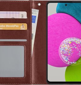 BASEY. BASEY. Samsung Galaxy A52s Hoesje Bookcase - Bruin