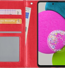 BASEY. BASEY. Samsung Galaxy A52s Hoesje Bookcase - Rood