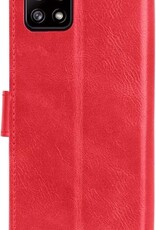 BASEY. Hoes Geschikt voor Samsung A52s Hoesje Bookcase Hoes Flip Case Book Cover - Hoesje Geschikt voor Samsung Galaxy A52s 5G Hoes Book Case Hoesje - Rood