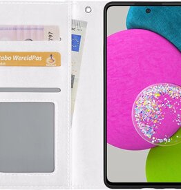 BASEY. BASEY. Samsung Galaxy A52s Hoesje Bookcase - Wit