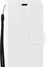 BASEY. Hoes Geschikt voor Samsung A52s Hoesje Bookcase Hoes Flip Case Book Cover - Hoesje Geschikt voor Samsung Galaxy A52s 5G Hoes Book Case Hoesje - Wit