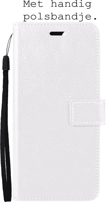 BASEY. Hoes Geschikt voor Samsung A52s Hoesje Bookcase Hoes Flip Case Book Cover - Hoesje Geschikt voor Samsung Galaxy A52s 5G Hoes Book Case Hoesje - Wit