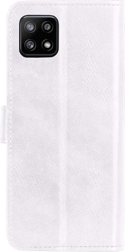 BASEY. Hoes Geschikt voor Samsung A52s Hoesje Bookcase Hoes Flip Case Book Cover - Hoesje Geschikt voor Samsung Galaxy A52s 5G Hoes Book Case Hoesje - Wit