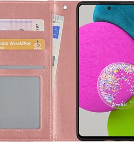 BASEY. BASEY. Samsung Galaxy A52s Hoesje Bookcase - Rose Goud