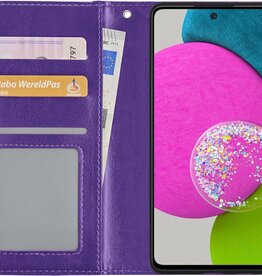 BASEY. BASEY. Samsung Galaxy A52s Hoesje Bookcase - Paars