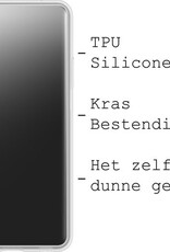 BASEY. Hoes Geschikt voor Redmi Note 10 5G Hoesje Siliconen Back Cover Case - Hoesje Geschikt voor Redmi Note 10 5G Hoes Cover Hoesje - Transparant