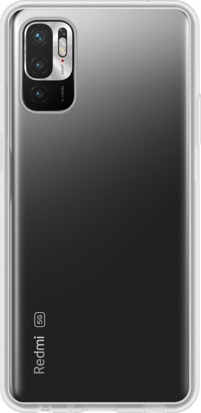 BASEY. Hoes Geschikt voor Redmi Note 10 5G Hoesje Siliconen Back Cover Case - Hoesje Geschikt voor Redmi Note 10 5G Hoes Cover Hoesje - Transparant - 2 Stuks