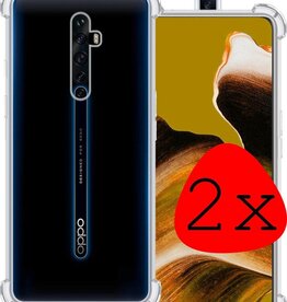 BASEY. 2 PACK - BASEY. Oppo Reno 2 hoesje shock proof