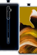 BASEY. Hoes Geschikt voor OPPO Reno 2 Hoesje Siliconen Back Cover Case - Hoesje Geschikt voor OPPO Reno 2 Hoes Cover Hoesje - Transparant