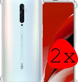 BASEY. 2 PACK - BASEY. Oppo Reno 2Z hoesje shock proof