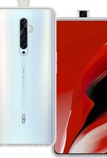 BASEY. Hoes Geschikt voor OPPO Reno 2Z Hoesje Siliconen Back Cover Case - Hoesje Geschikt voor OPPO Reno 2Z Hoes Cover Hoesje - Transparant