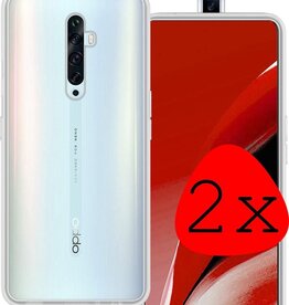 BASEY. 2 PACK - BASEY. Oppo Reno 2Z hoesje siliconen - Transparant