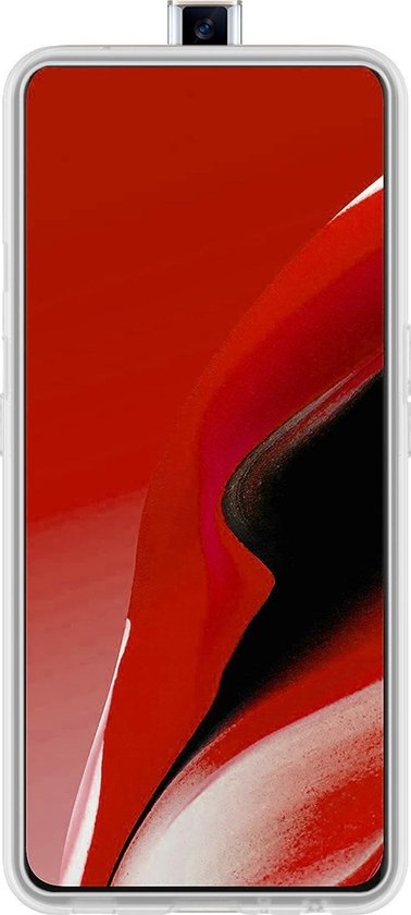 BASEY. Hoes Geschikt voor OPPO Reno 2Z Hoesje Siliconen Back Cover Case - Hoesje Geschikt voor OPPO Reno 2Z Hoes Cover Hoesje - Transparant - 2 Stuks