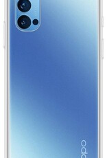 BASEY. Hoes Geschikt voor OPPO Reno 4 Pro 5G Hoesje Shock Proof Case Hoes Siliconen - Hoesje Geschikt voor OPPO Reno 4 Pro Hoes Cover Shockproof - Transparant - 2 Stuks