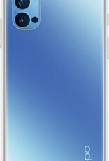 BASEY. Hoes Geschikt voor OPPO Reno 4 Pro 5G Hoesje Siliconen Back Cover Case - Hoesje Geschikt voor OPPO Reno 4 Pro Hoes Cover Hoesje - Transparant - 2 Stuks