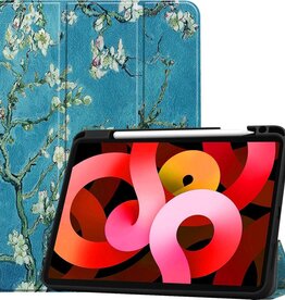 BASEY. BASEY. iPad Air 2020 (4e generatie) Hoesje Met Uitsparing S Pen - Bloemen