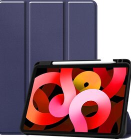 BASEY. BASEY. iPad Air 2020 (4e generatie) Hoesje Met Uitsparing S Pen - Donkerblauw