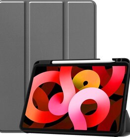 BASEY. BASEY. iPad Air 2020 (4e generatie) Hoesje Met Uitsparing S Pen - Grijs