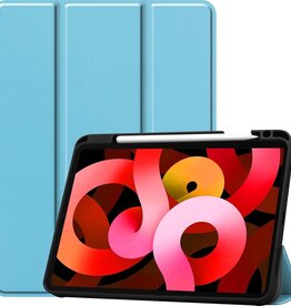 BASEY. BASEY. iPad Air 2020 (4e generatie) Hoesje Met Uitsparing S Pen - Lichtblauw