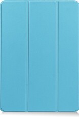 BASEY. Hoesje Geschikt voor iPad Air 2020 Hoes Case Tablet Hoesje Tri-fold Met Uitsparing Geschikt voor Apple Pencil - Hoes Geschikt voor iPad Air 4 2020 Hoesje Hard Cover Bookcase Hoes - Lichtblauw