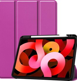 BASEY. BASEY. iPad Air 2020 (4e generatie) Hoesje Met Uitsparing S Pen - Paars