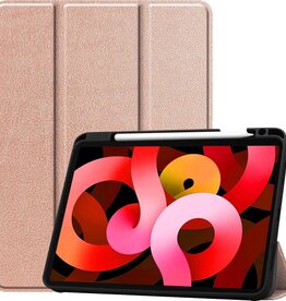 BASEY. BASEY. iPad Air 2020 (4e generatie) Hoesje Met Uitsparing S Pen - Rose Goud