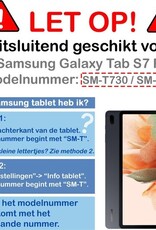 BASEY. Hoesje Geschikt voor Samsung Galaxy Tab S7 FE Hoes Case Tablet Hoesje Tri-fold Met Uitsparing Geschikt voor S Pen - Hoes Geschikt voor Samsung Tab S7 FE Hoesje Hard Cover Bookcase Hoes - Eiffeltoren