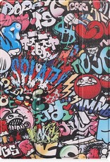 BASEY. Hoesje Geschikt voor Samsung Galaxy Tab S7 FE Hoes Case Tablet Hoesje Tri-fold Met Uitsparing Geschikt voor S Pen - Hoes Geschikt voor Samsung Tab S7 FE Hoesje Hard Cover Bookcase Hoes - Graffity