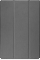 BASEY. Hoesje Geschikt voor Samsung Galaxy Tab S7 FE Hoes Case Tablet Hoesje Tri-fold Met Uitsparing Geschikt voor S Pen - Hoes Geschikt voor Samsung Tab S7 FE Hoesje Hard Cover Bookcase Hoes - Grijs