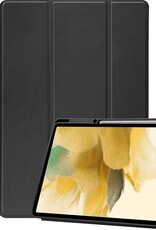 BASEY. Hoesje Geschikt voor Samsung Galaxy Tab S7 FE Hoes Case Tablet Hoesje Tri-fold Met Uitsparing Geschikt voor S Pen - Hoes Geschikt voor Samsung Tab S7 FE Hoesje Hard Cover Bookcase Hoes - Zwart
