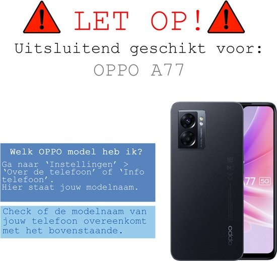 BASEY. Hoes Geschikt voor OPPO A77 Hoesje Siliconen Back Cover Case Met 2x Screenprotector - Hoesje Geschikt voor OPPO A77 Hoes Cover Hoesje - Wit