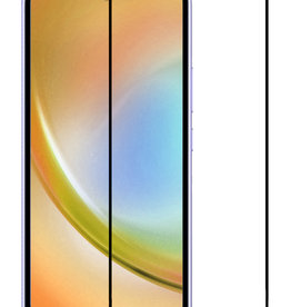 BASEY. Samsung Galaxy A34 Screenprotector Glas Full Cover