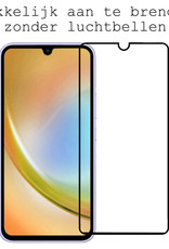 BASEY. Screenprotector Geschikt voor Samsung A34 Screenprotector Beschermglas Full Cover - Screenprotector Geschikt voor Samsung Galaxy A34 Screen Protector Full Cover