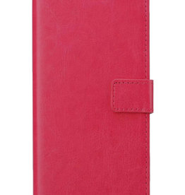 BASEY. BASEY. Samsung Galaxy A34 Hoesje Bookcase - Donkerroze