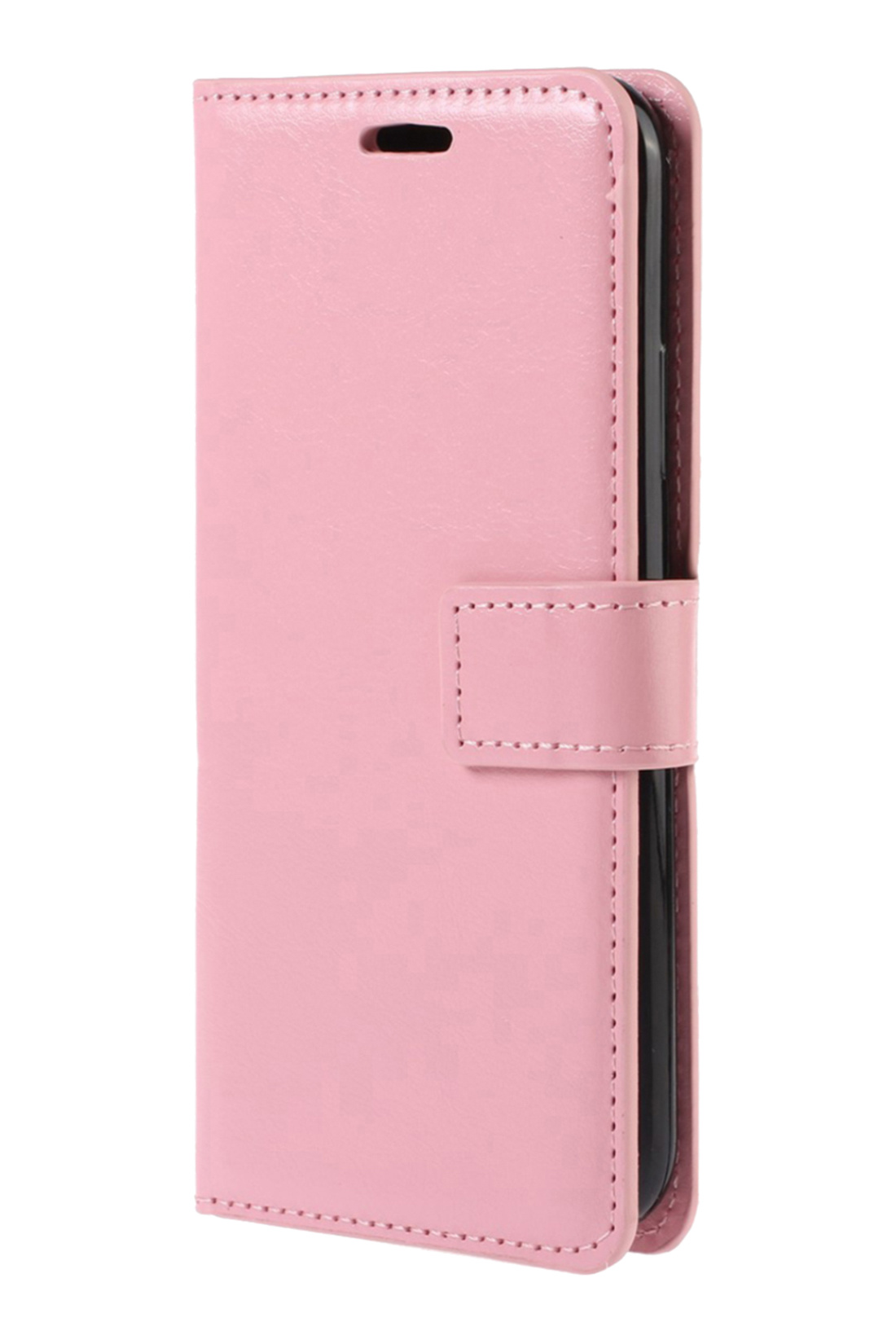 Hoes Geschikt voor Samsung A34 Hoesje Bookcase Hoes Flip Case Book Cover - Hoesje Geschikt voor Samsung Galaxy A34 Hoes Book Case Hoesje - Lichtroze