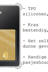 BASEY. Hoes Geschikt voor Samsung A34 Hoesje Shock Proof Case Hoes - Hoesje Geschikt voor Samsung Galaxy A34 Hoes Cover Shockproof - Transparant