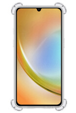 BASEY. Hoes Geschikt voor Samsung A34 Hoesje Shock Proof Case Hoes Siliconen - Hoesje Geschikt voor Samsung Galaxy A34 Hoes Cover Shockproof - Transparant