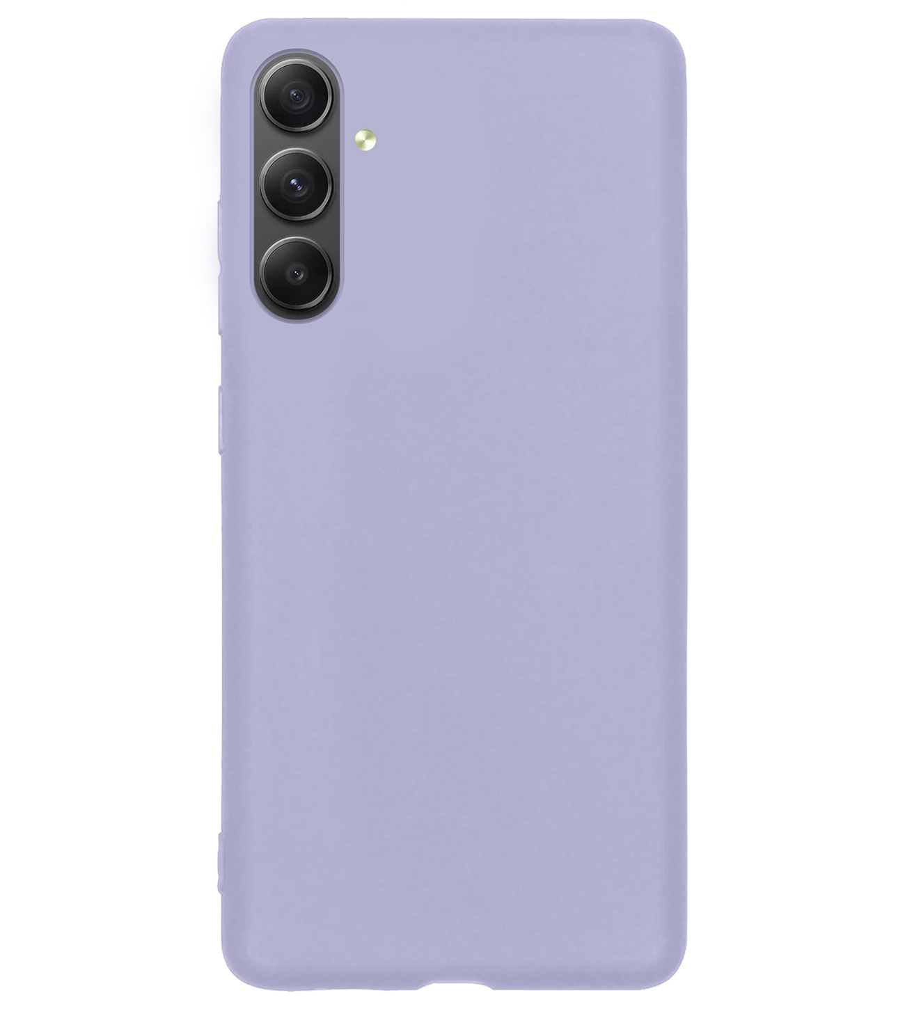 BASEY. Hoes Geschikt voor Samsung A34 Hoesje Siliconen Back Cover Case - Hoesje Geschikt voor Samsung Galaxy A34 Hoes Cover Hoesje - Lila