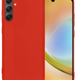 BASEY. BASEY. Samsung Galaxy A34 Hoesje Siliconen - Rood