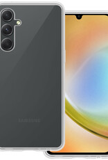 BASEY. Hoes Geschikt voor Samsung A34 Hoesje Siliconen Back Cover Case - Hoesje Geschikt voor Samsung Galaxy A34 Hoes Cover Hoesje - Transparant