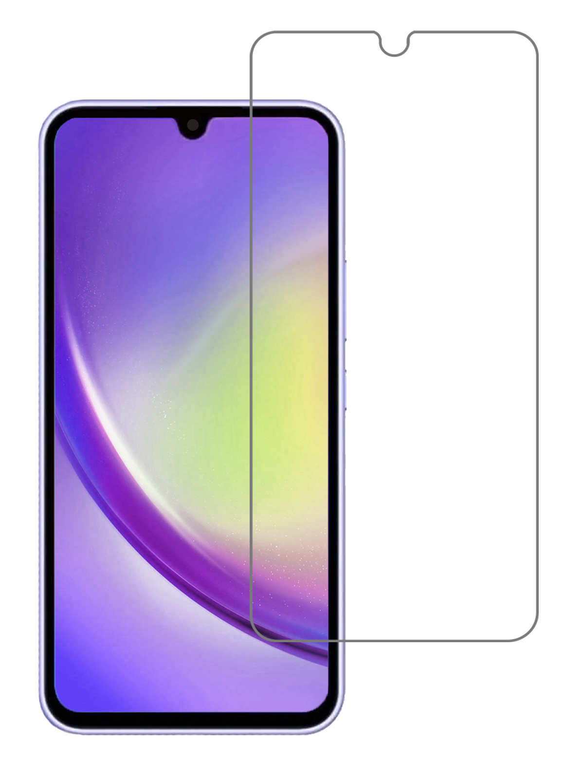 NoXx Screenprotector Geschikt voor Samsung A34 Screenprotector Tempered Glass Gehard Glas Beschermglas